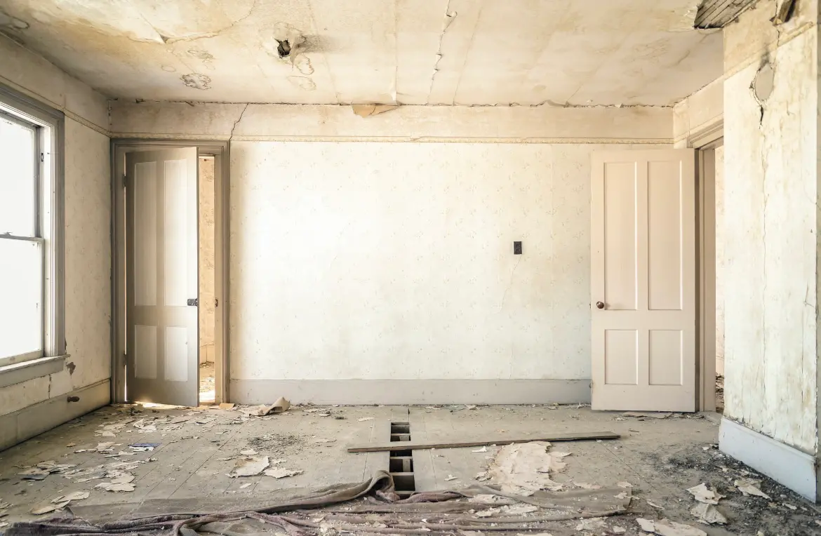 Waste disposal crew managing a cleanout project in Carrollton